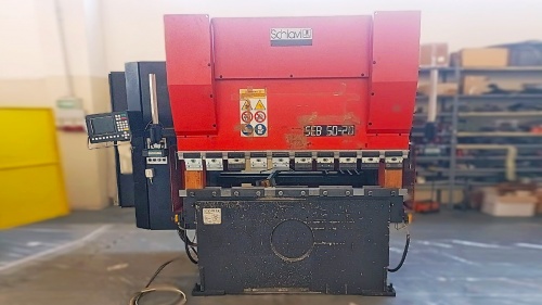 PRESSA PIEGATRICE USATA SCHIAVI SEB 50/20